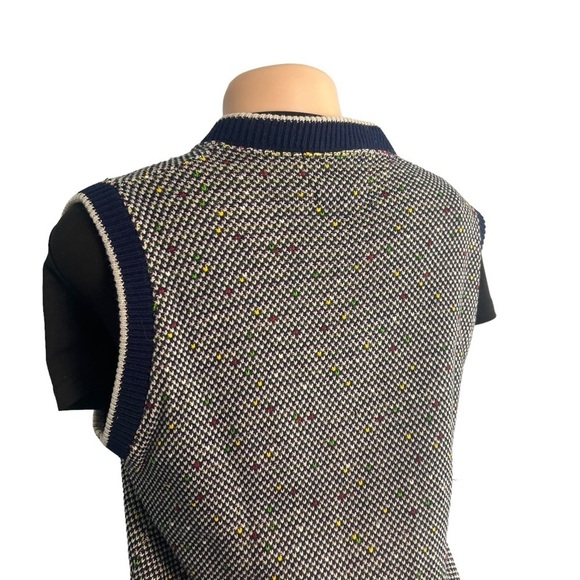 Le Chevron Vintage Knit Sweater Vest - Picture 5 of 9